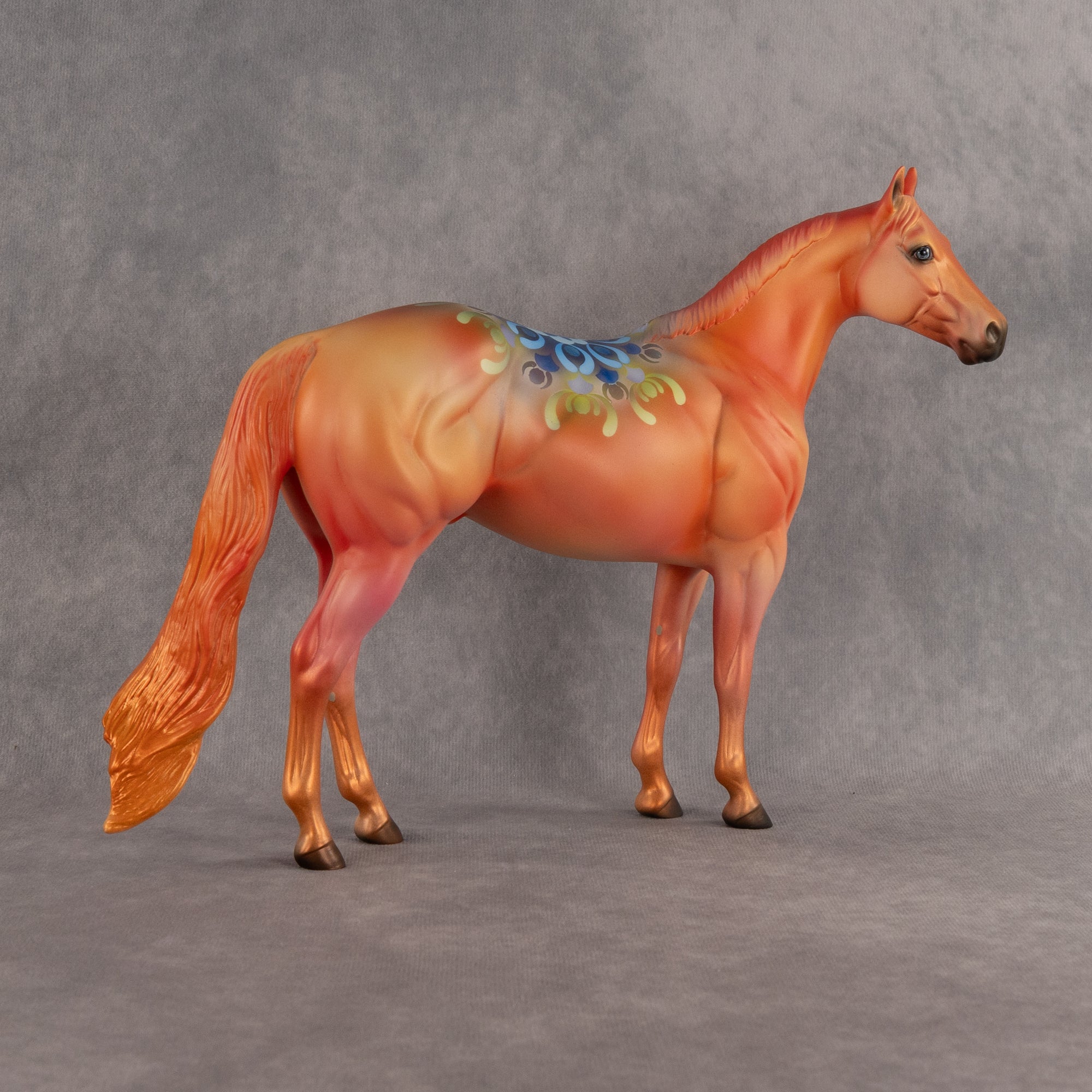 Summer Flower OOAK Ideal Stock Horse by Dawn Quick DDOOAKs26