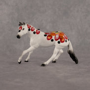 Sunburst OOAK Chip Cutting Horse by Dawn Quick LHS26
