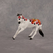 Sunburst OOAK Chip Cutting Horse by Dawn Quick LHS26