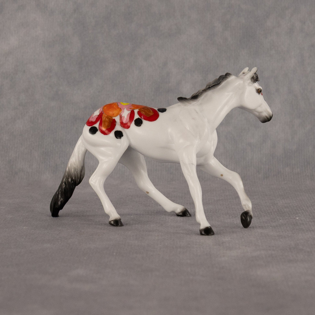 Sunburst OOAK Chip Cutting Horse by Dawn Quick LHS26
