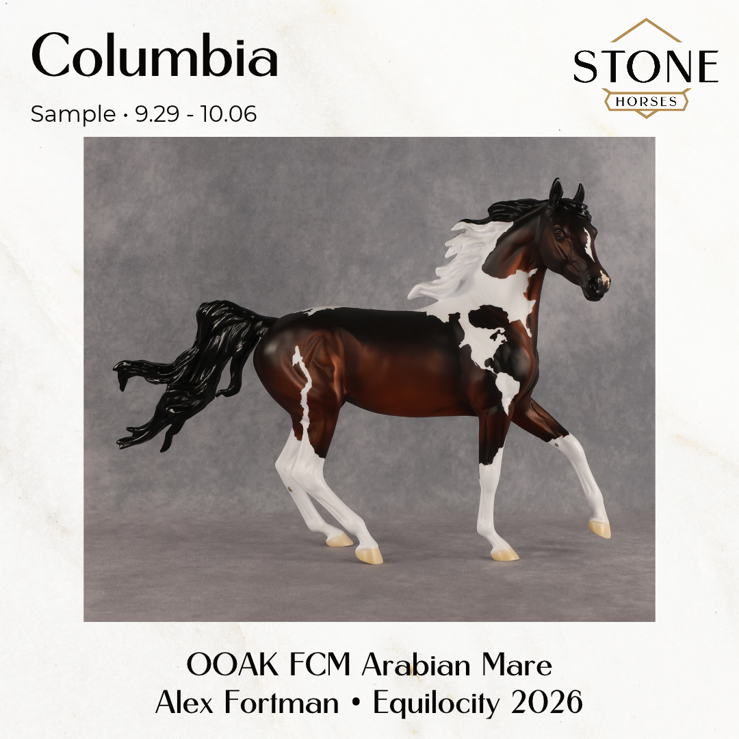 SAMPLE Columbia LE-15 FCM Arabian Mare by Alex Fortman SS0926