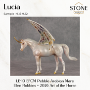 SAMPLE Lucia LE-10 EFCM Pebble Arabian Mare by Ellen Robbins, Jess Hamill, & Matt Samuels SS0926