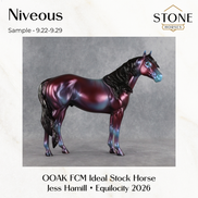 SAMPLE Niveous FCM Ideal Stock Horse by Jess Hamill SS0926 9.22.2026