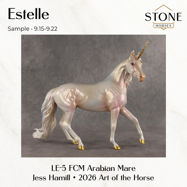 SAMPLE Estelle LE-5 FCM Arabian Mare by Jess Hamill & Matt Samuels SS0926