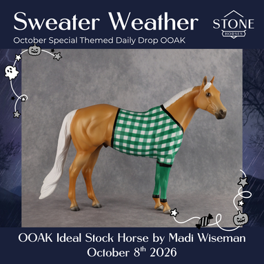 Sweater Weather OOAK Ideal Stock Horse by Madi Wiseman DDOOAKs26