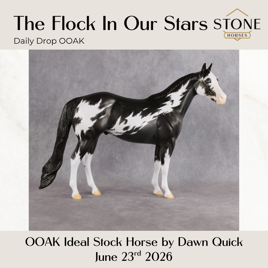 The Flock In Our Stars OOAK Ideal Stock Horse by Dawn Quick DDOOAKs26