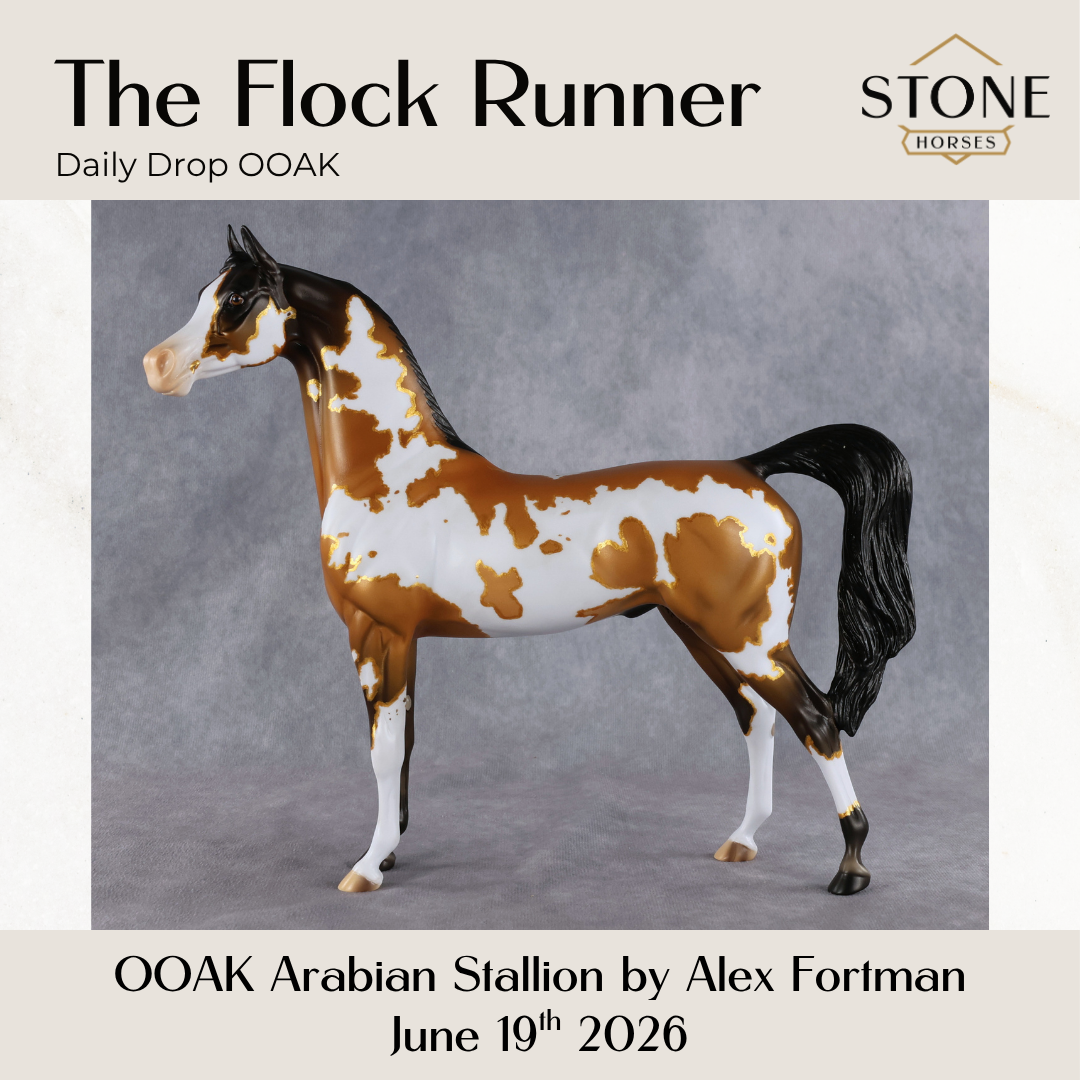 The Flock Runner OOAK Arabian Stallion by Alex Fortman DDOOAKs26
