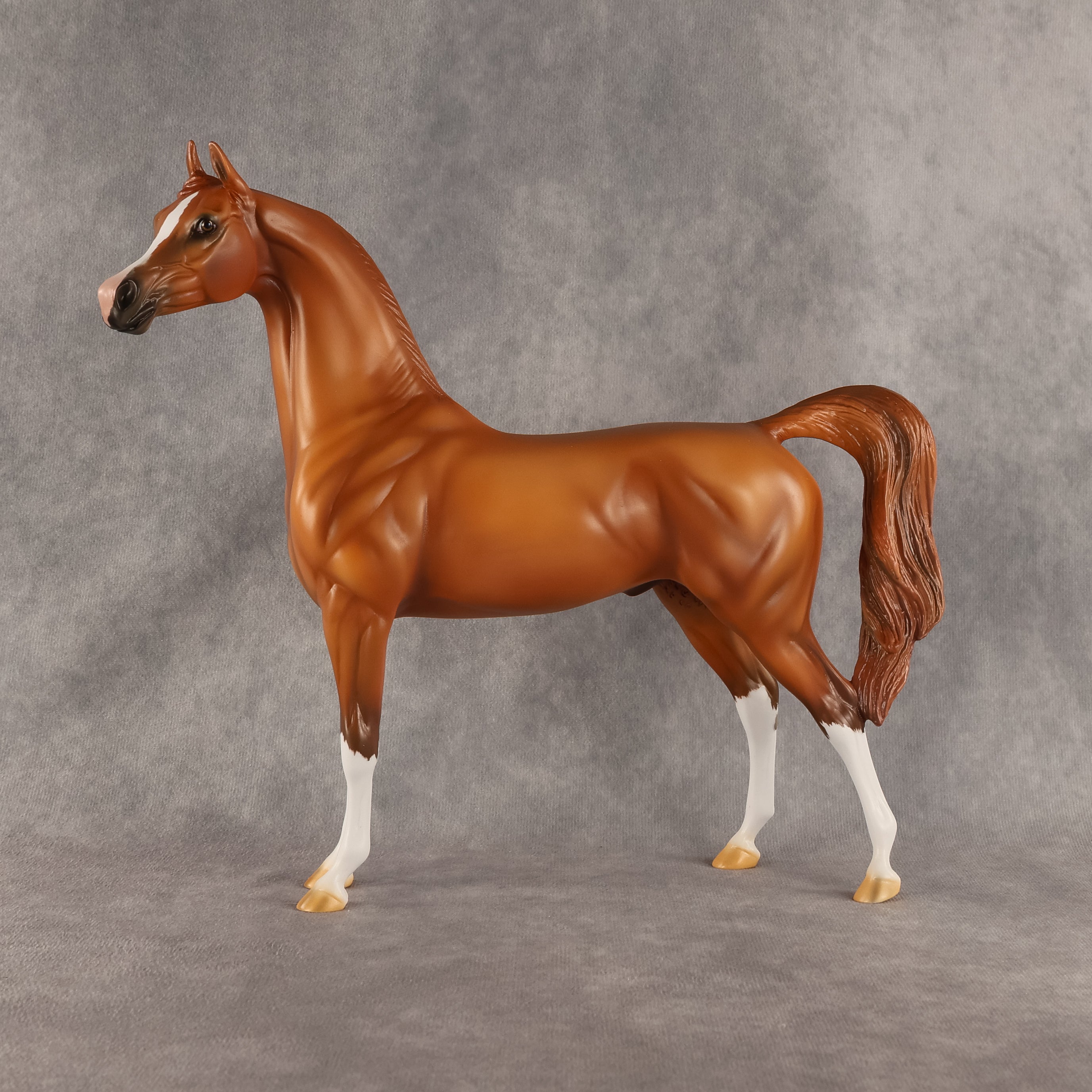 The Flockfather OOAK Arabian Stallion by Carissa Mathews DDOOAKs26