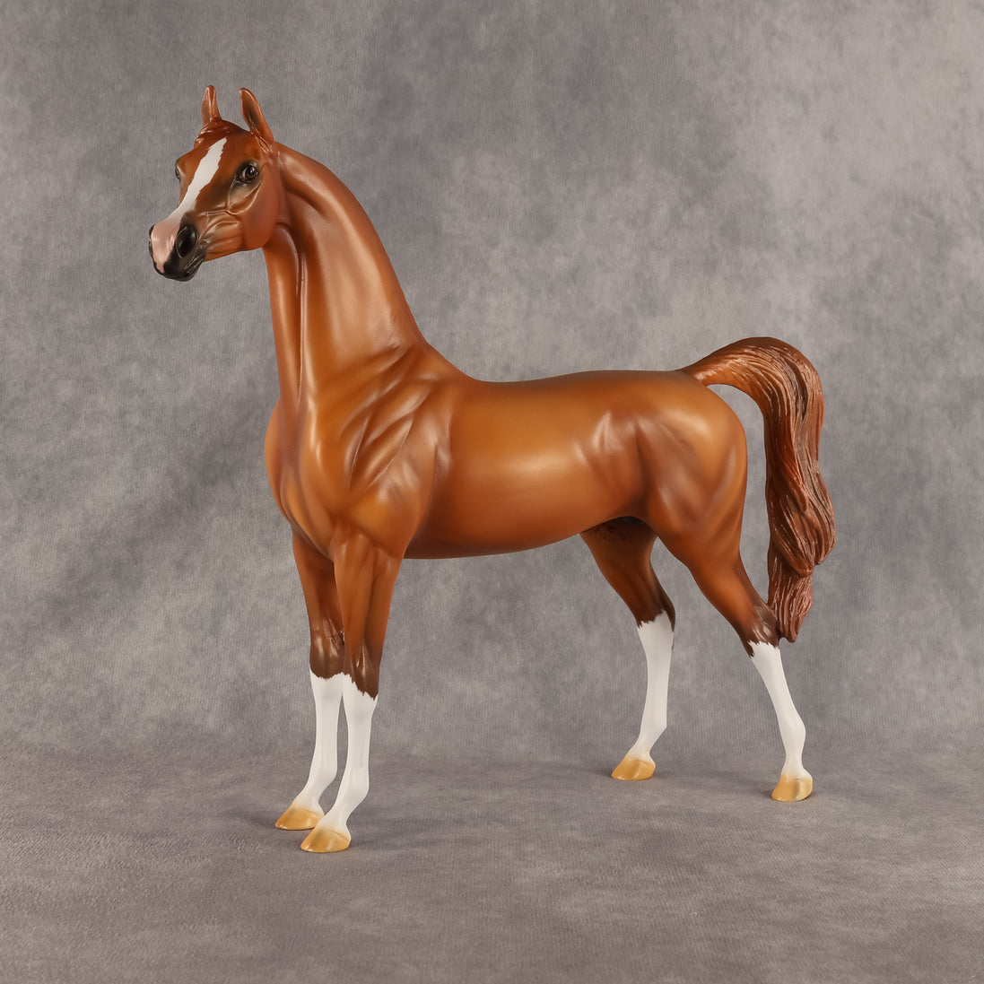 The Flockfather OOAK Arabian Stallion by Carissa Mathews DDOOAKs26
