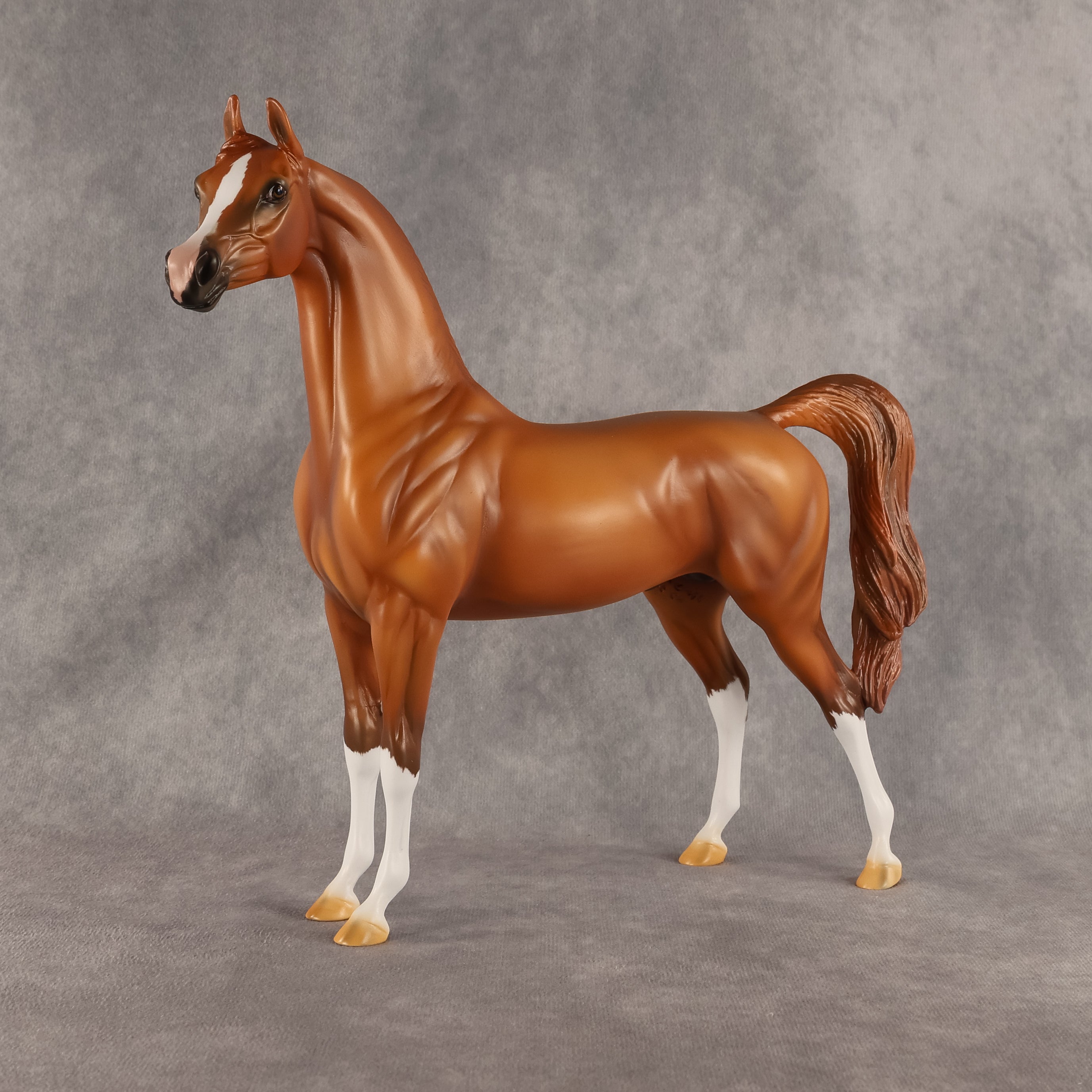The Flockfather OOAK Arabian Stallion by Carissa Mathews DDOOAKs26