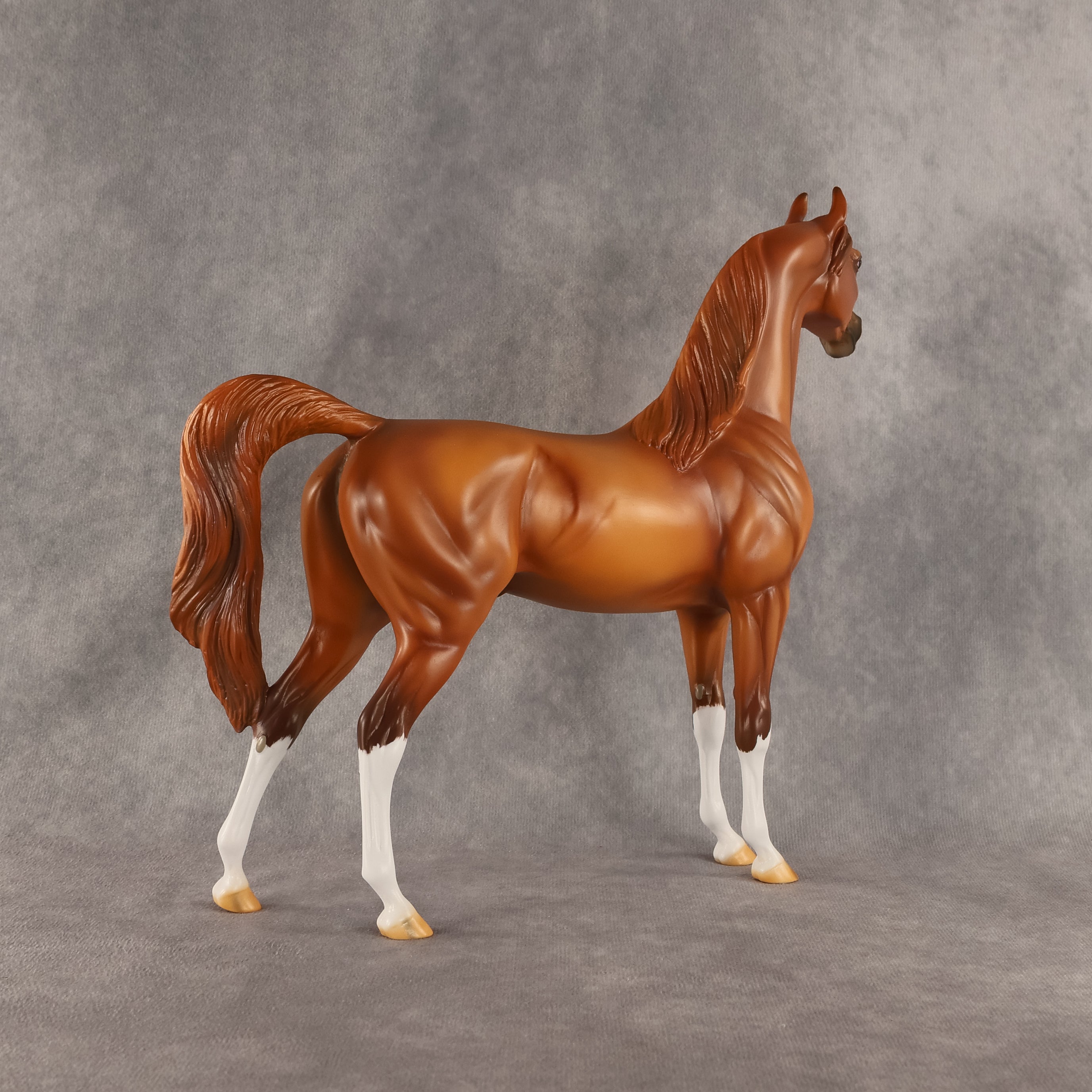 The Flockfather OOAK Arabian Stallion by Carissa Mathews DDOOAKs26