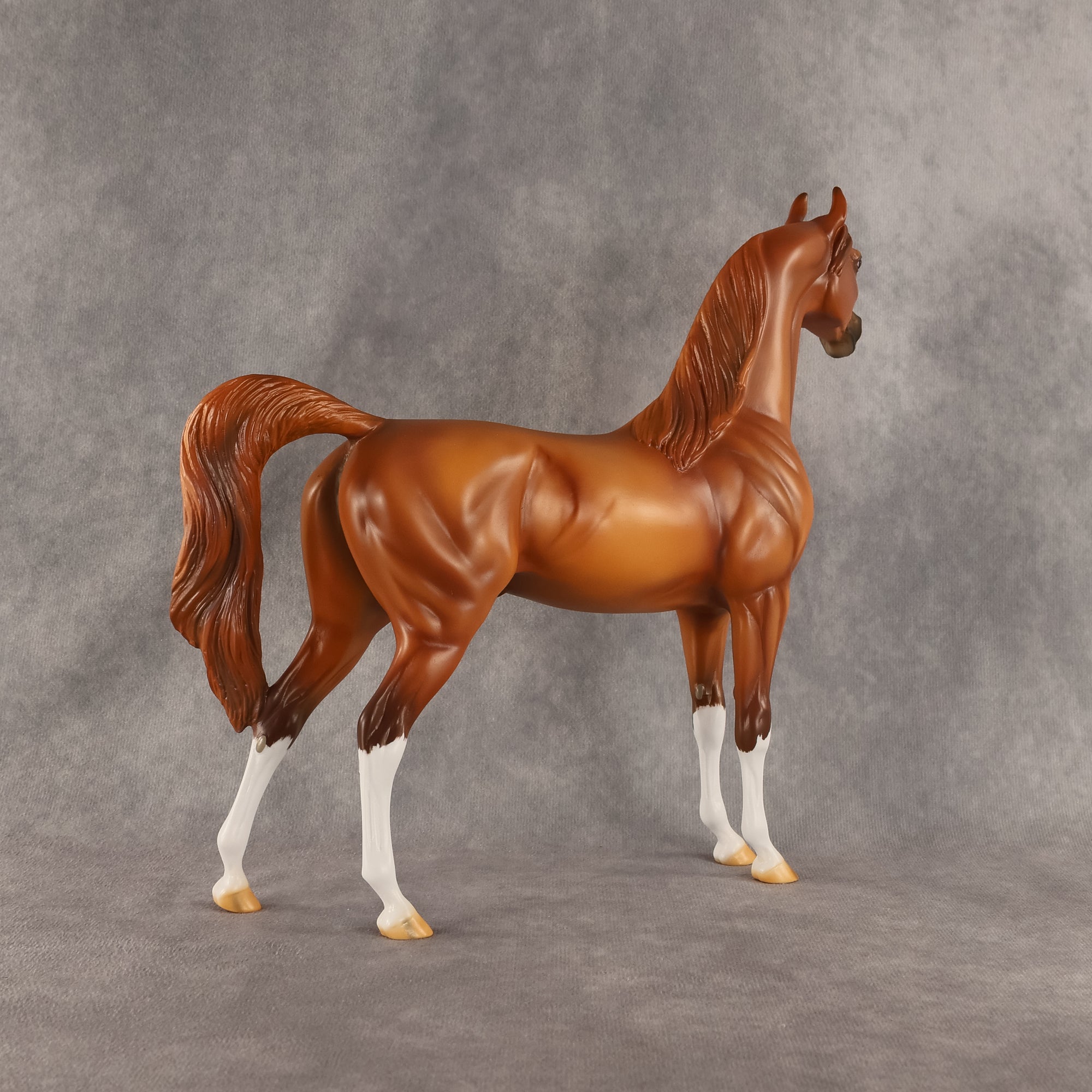 The Flockfather OOAK Arabian Stallion by Carissa Mathews DDOOAKs26