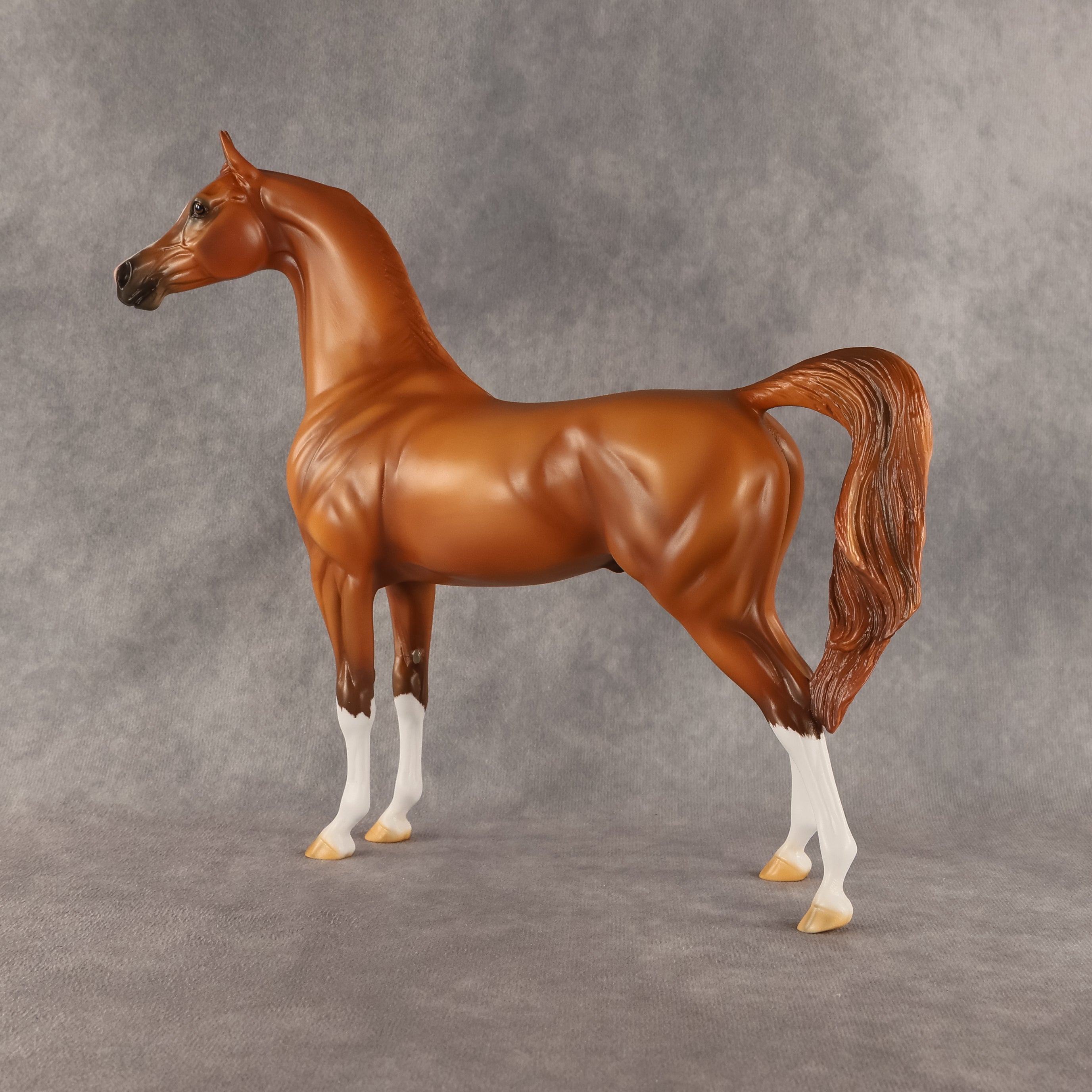 The Flockfather OOAK Arabian Stallion by Carissa Mathews DDOOAKs26