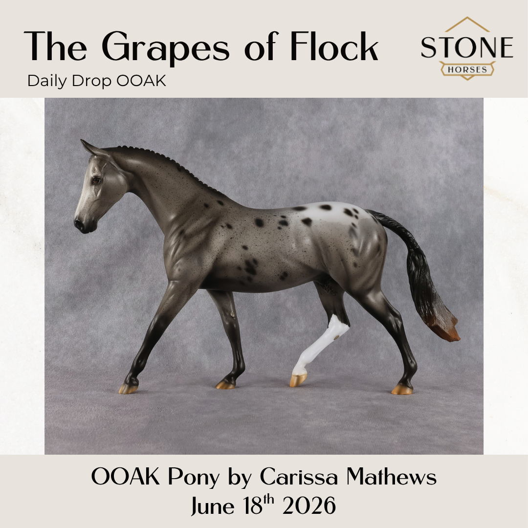 The Grapes of Flock OOAK Pony by Carissa Mathews DDOOAKs26