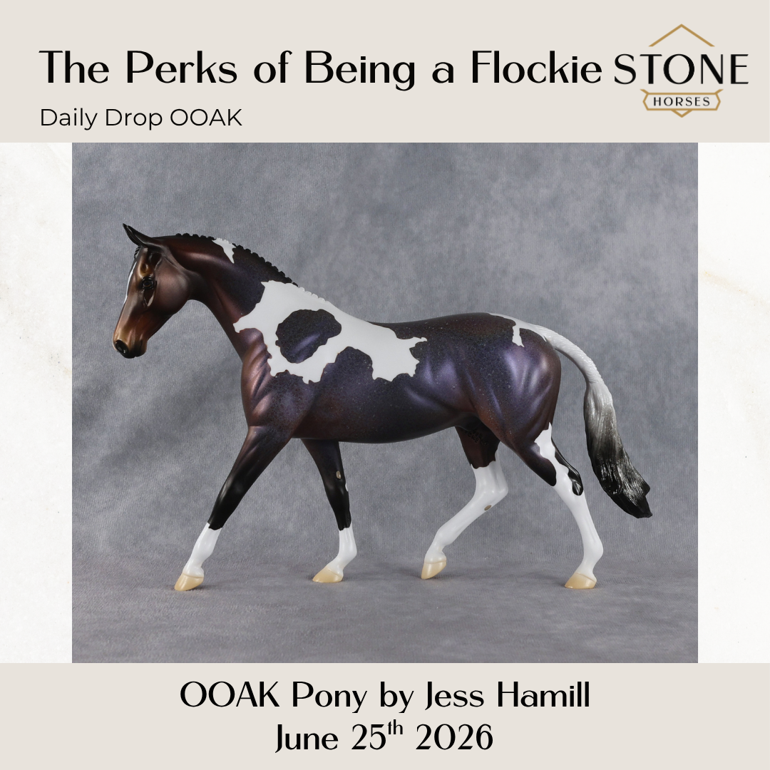 The Perks of Being a Flockie OOAK Pony by Jess Hamill DDOOAKs26
