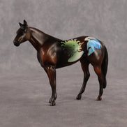 The Rage of Gods OOAK Chip Stock Horse by Enrique Duarte WC26