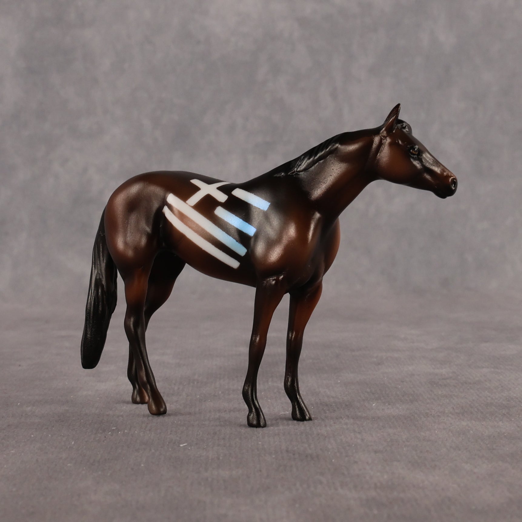 The Rage of Gods OOAK Chip Stock Horse by Enrique Duarte WC26