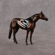 The Rage of Gods OOAK Chip Stock Horse by Enrique Duarte WC26