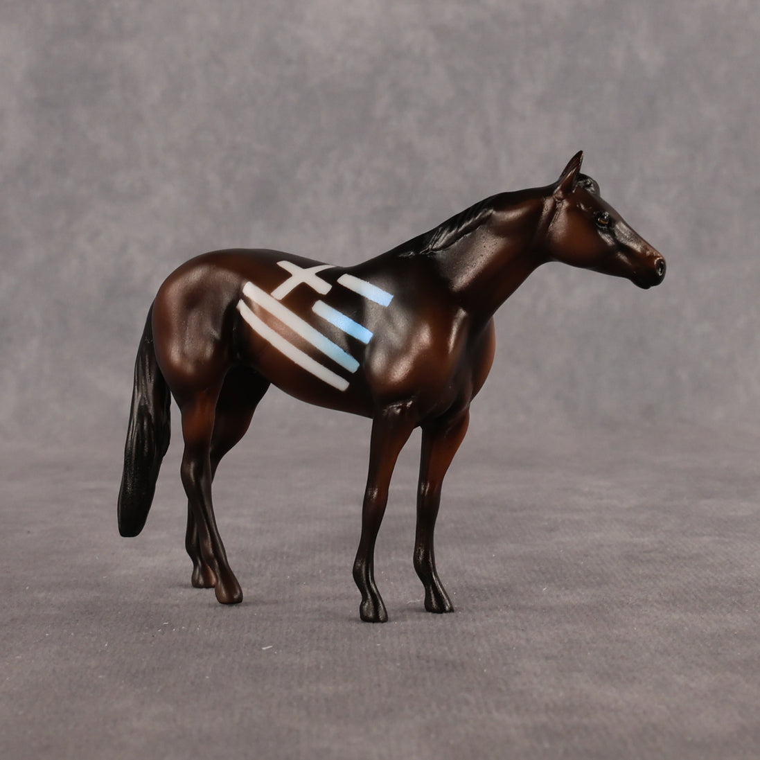The Rage of Gods OOAK Chip Stock Horse by Enrique Duarte WC26
