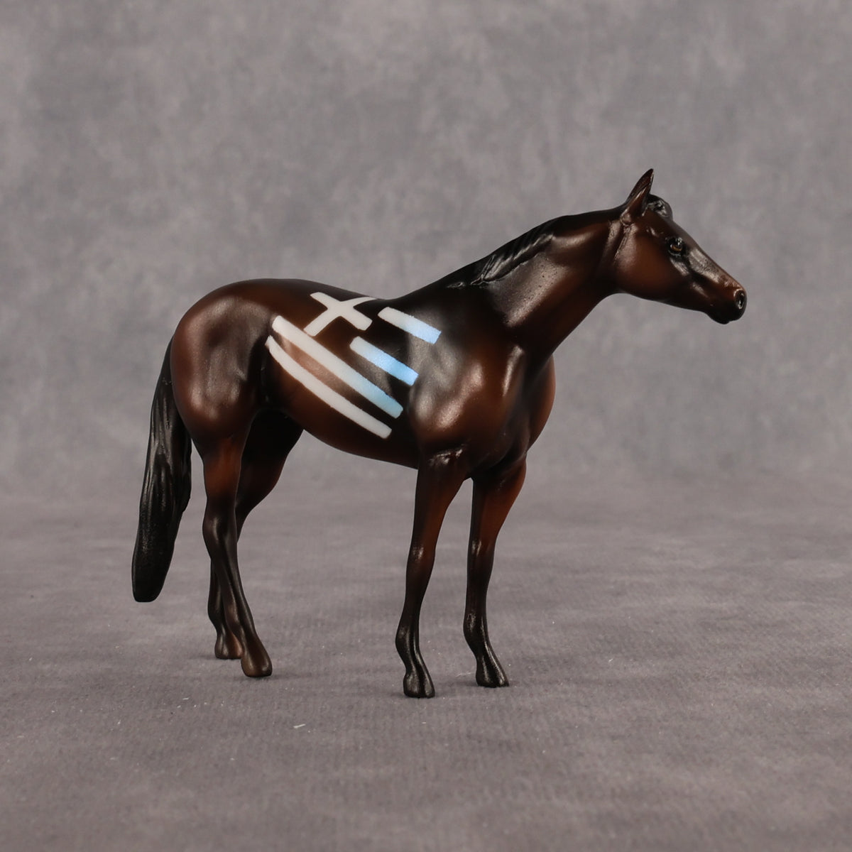 The Rage of Gods OOAK Chip Stock Horse by Enrique Duarte WC26