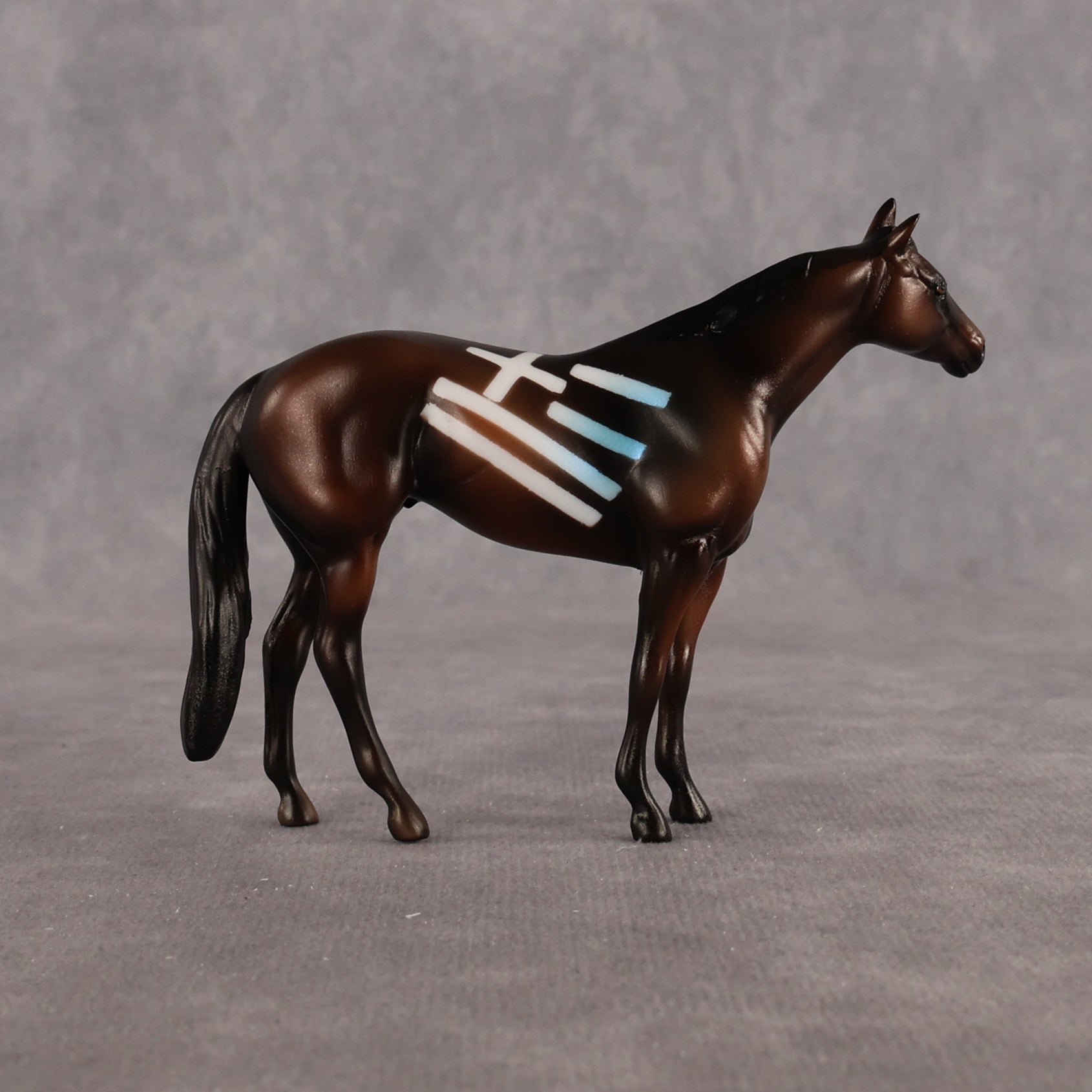 The Rage of Gods OOAK Chip Stock Horse by Enrique Duarte WC26