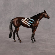 The Rage of Gods OOAK Chip Stock Horse by Enrique Duarte WC26