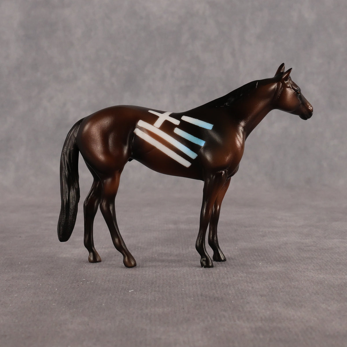 The Rage of Gods OOAK Chip Stock Horse by Enrique Duarte WC26