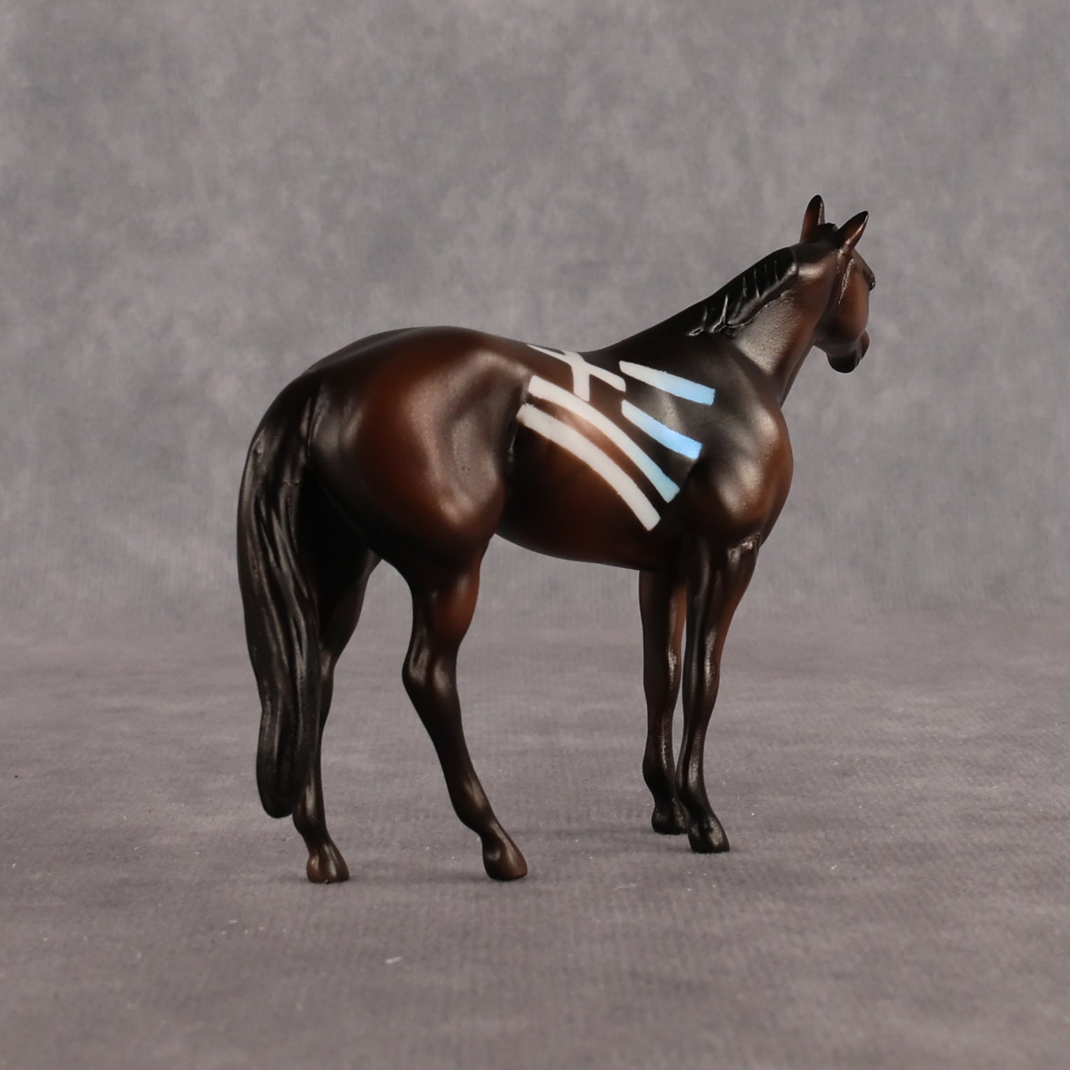 The Rage of Gods OOAK Chip Stock Horse by Enrique Duarte WC26