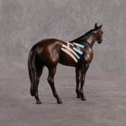 The Rage of Gods OOAK Chip Stock Horse by Enrique Duarte WC26