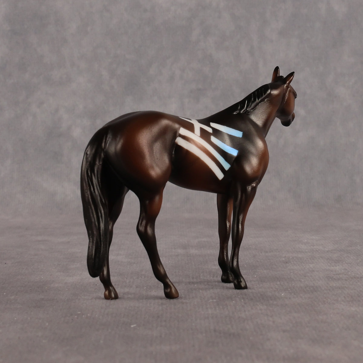 The Rage of Gods OOAK Chip Stock Horse by Enrique Duarte WC26