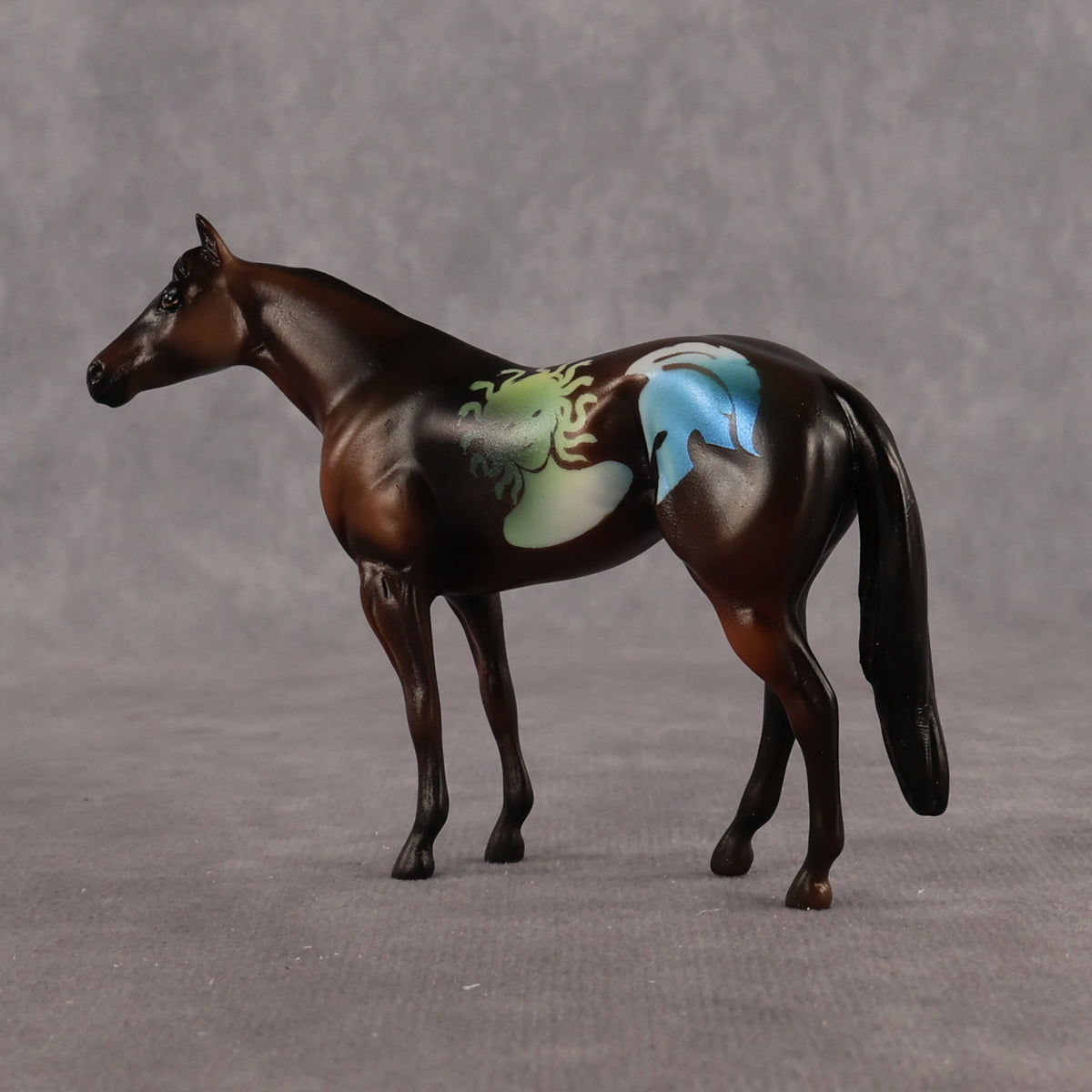 The Rage of Gods OOAK Chip Stock Horse by Enrique Duarte WC26