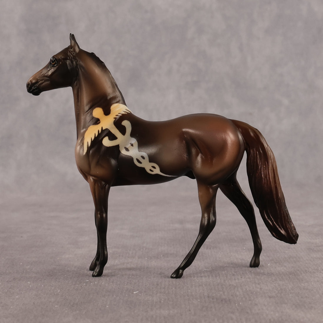 The Rod of Asclepius OOAK Chip Morgan by Enrique Duarte WC26