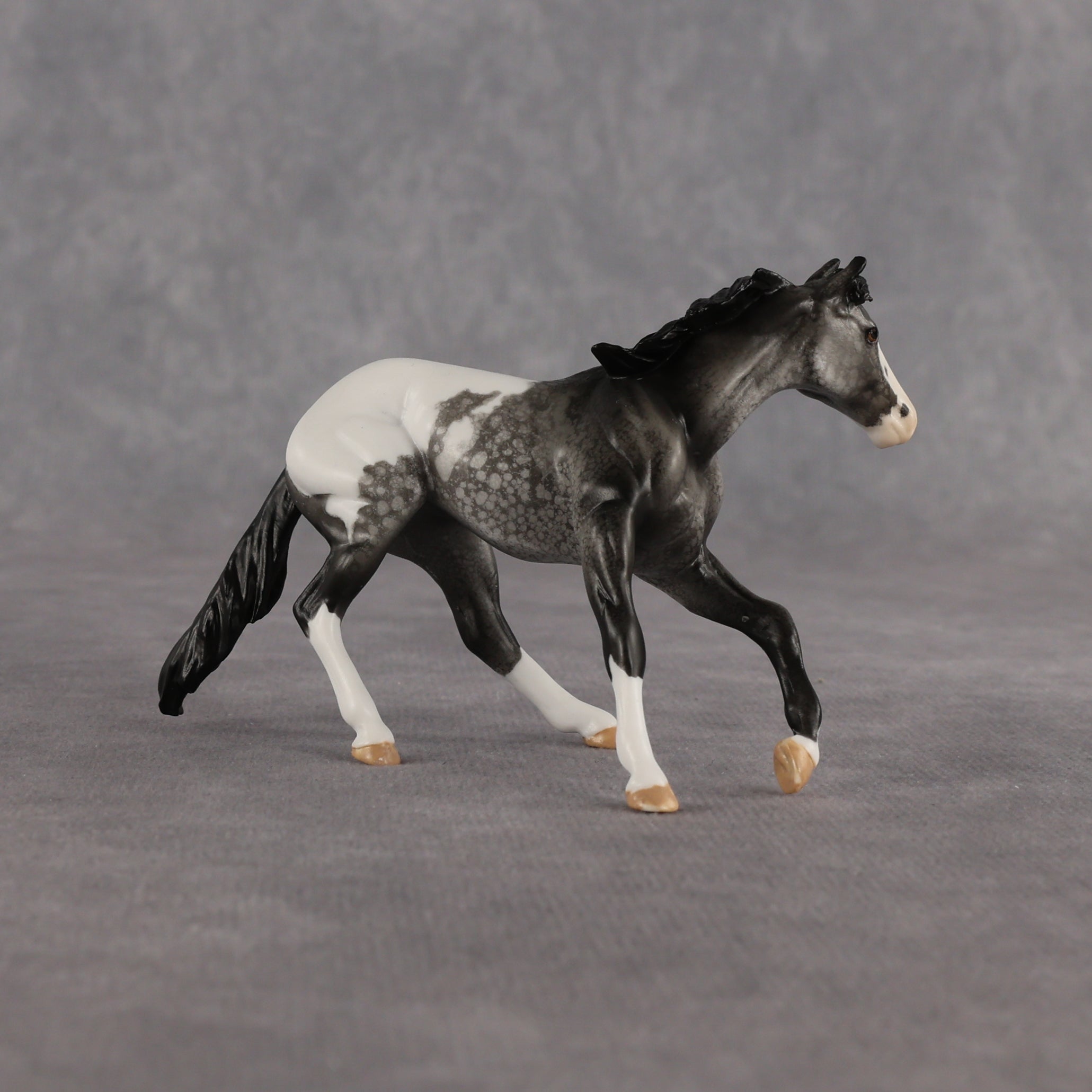 The Caretaker OOAK Chip Cutting Horse by Dawn Quick EQ26