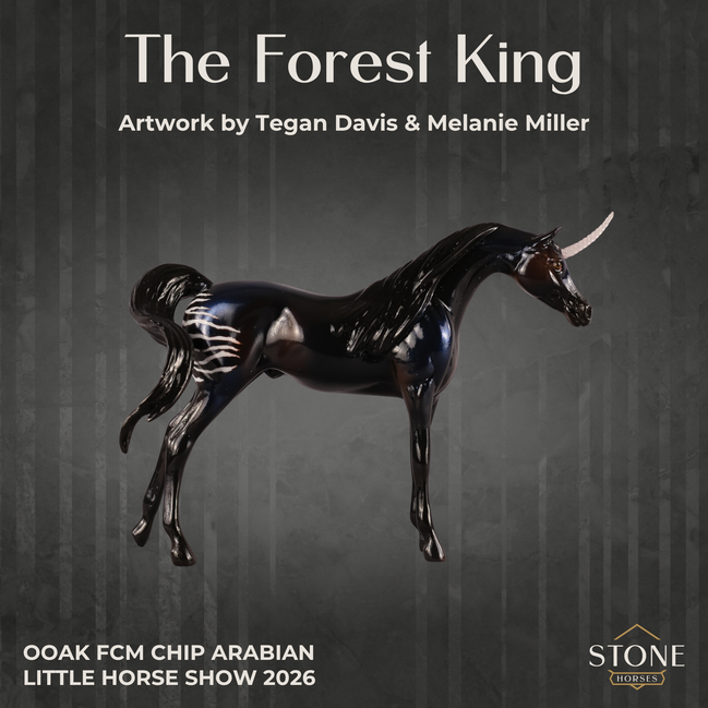 The Forest King OOAK FCM Chip Arabian by Tegan Davis & Melanie Miller LHS26
