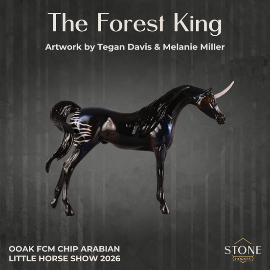 The Forest King OOAK FCM Chip Arabian by Tegan Davis & Melanie Miller LHS26