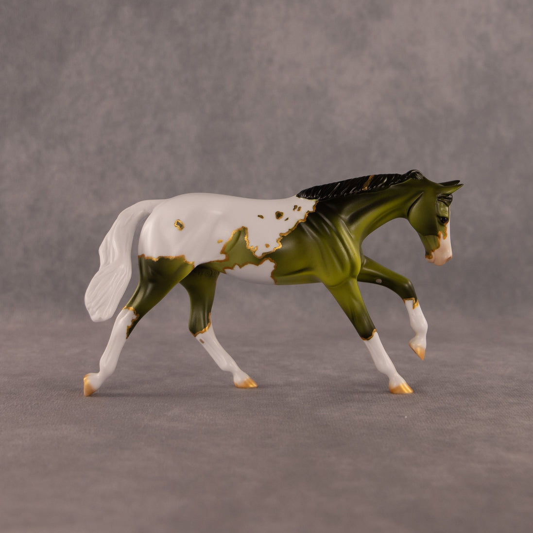 The Pitt and the Flockie OOAK FCM Pebble Warmblood by Dawn Quick EQ26