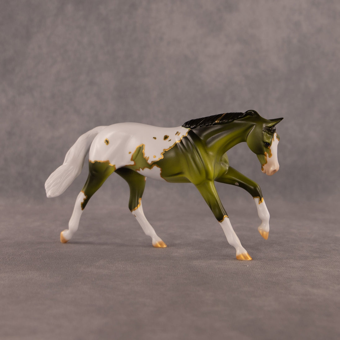 The Pitt and the Flockie OOAK FCM Pebble Warmblood by Dawn Quick EQ26