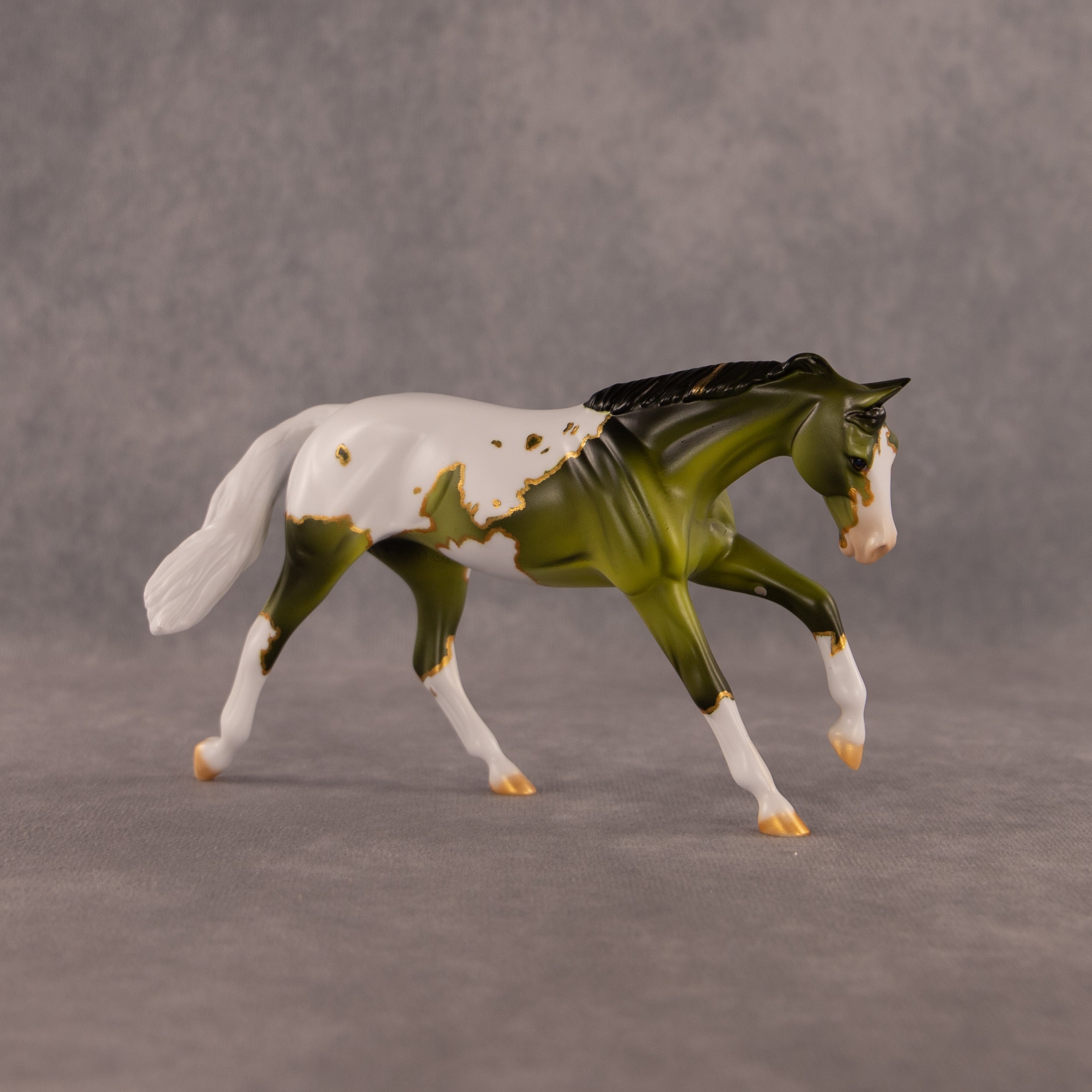 The Pitt and the Flockie OOAK FCM Pebble Warmblood by Dawn Quick EQ26