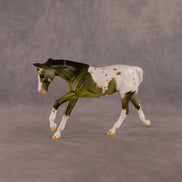 The Pitt and the Flockie OOAK FCM Pebble Warmblood by Dawn Quick EQ26