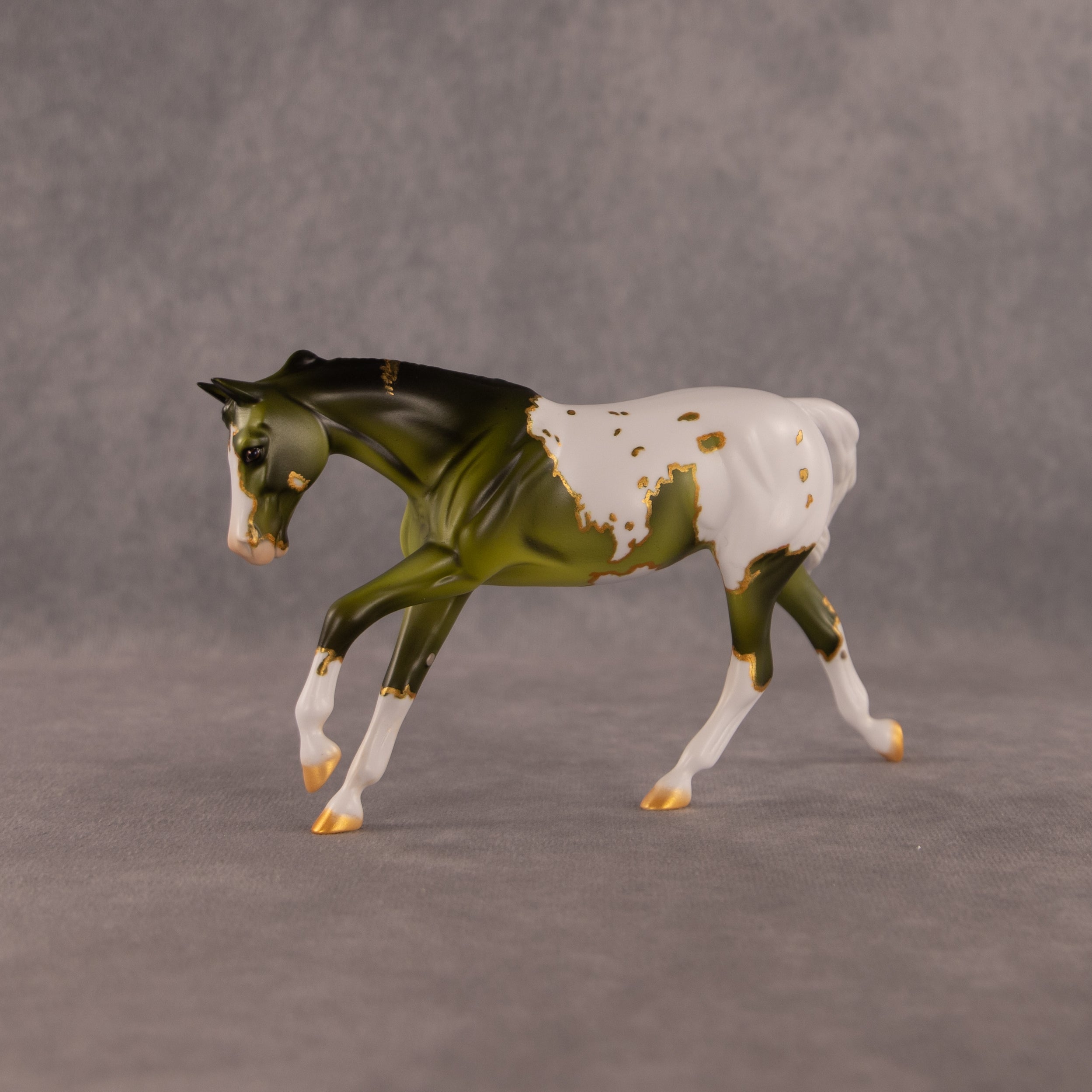 The Pitt and the Flockie OOAK FCM Pebble Warmblood by Dawn Quick EQ26