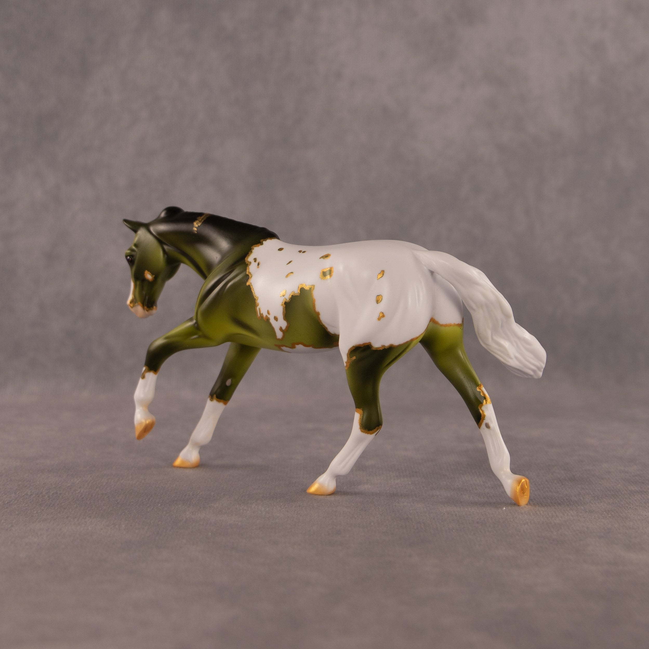 The Pitt and the Flockie OOAK FCM Pebble Warmblood by Dawn Quick EQ26