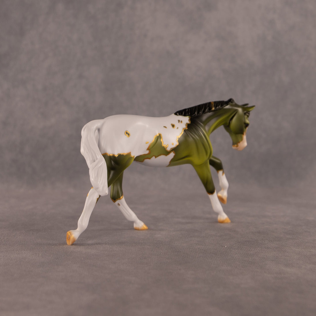 The Pitt and the Flockie OOAK FCM Pebble Warmblood by Dawn Quick EQ26