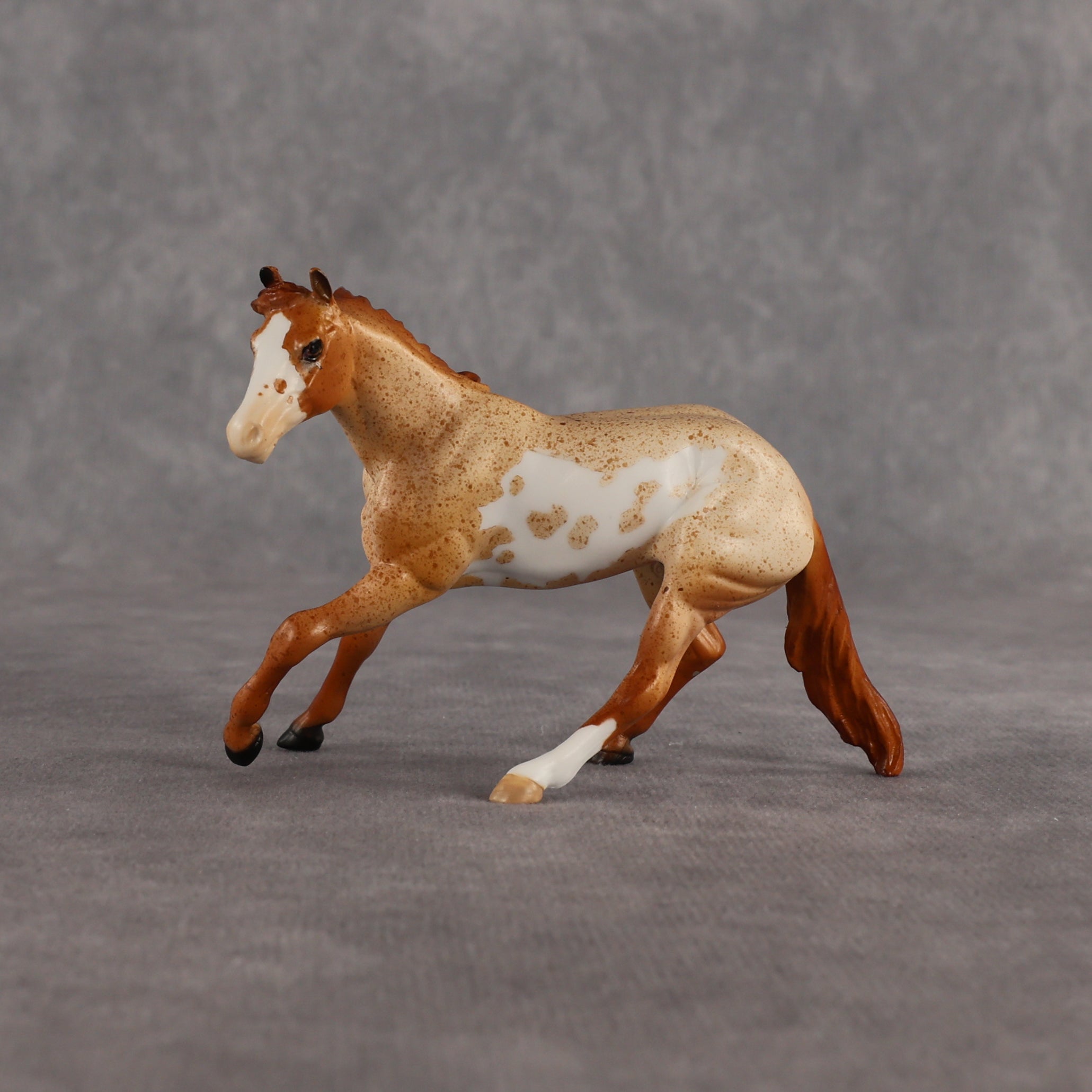 The Ruins OOAK Chip Cutting Horse by Dawn Quick EQ26