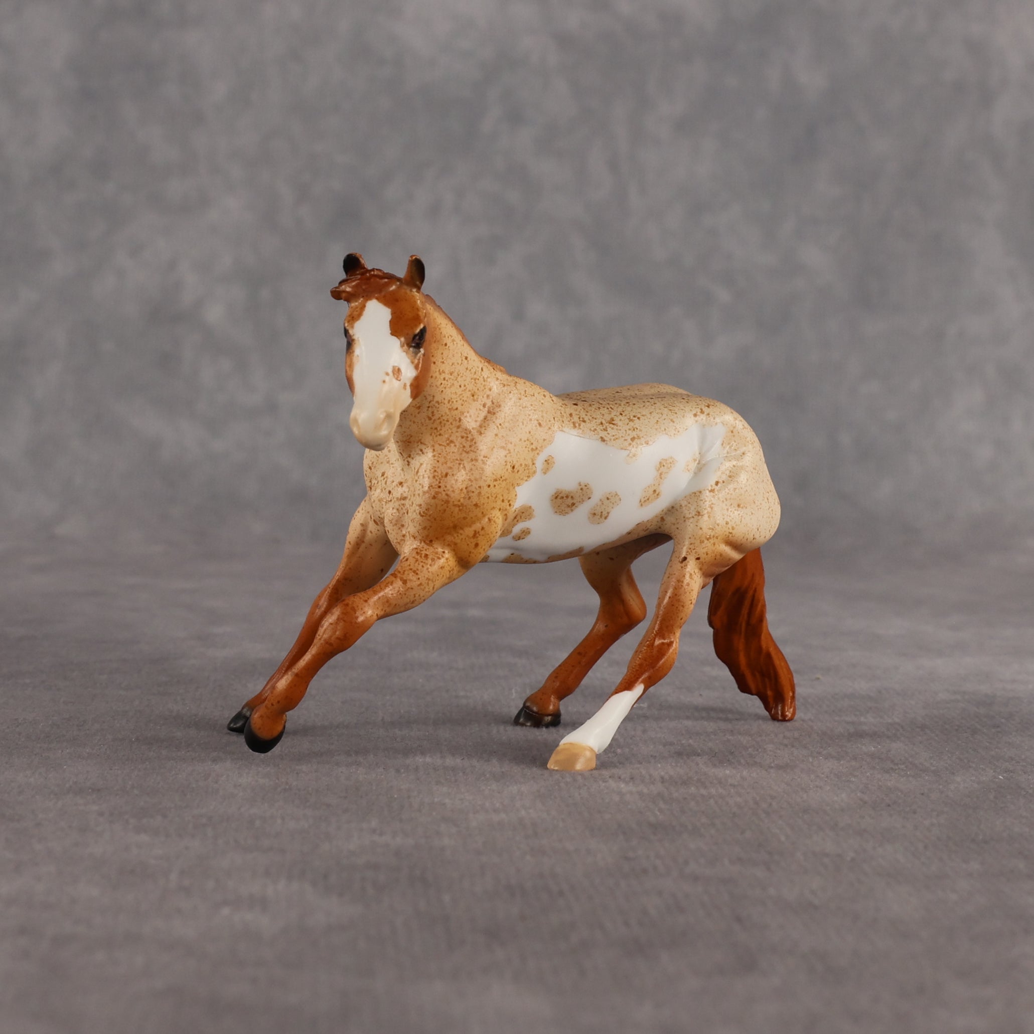 The Ruins OOAK Chip Cutting Horse by Dawn Quick EQ26