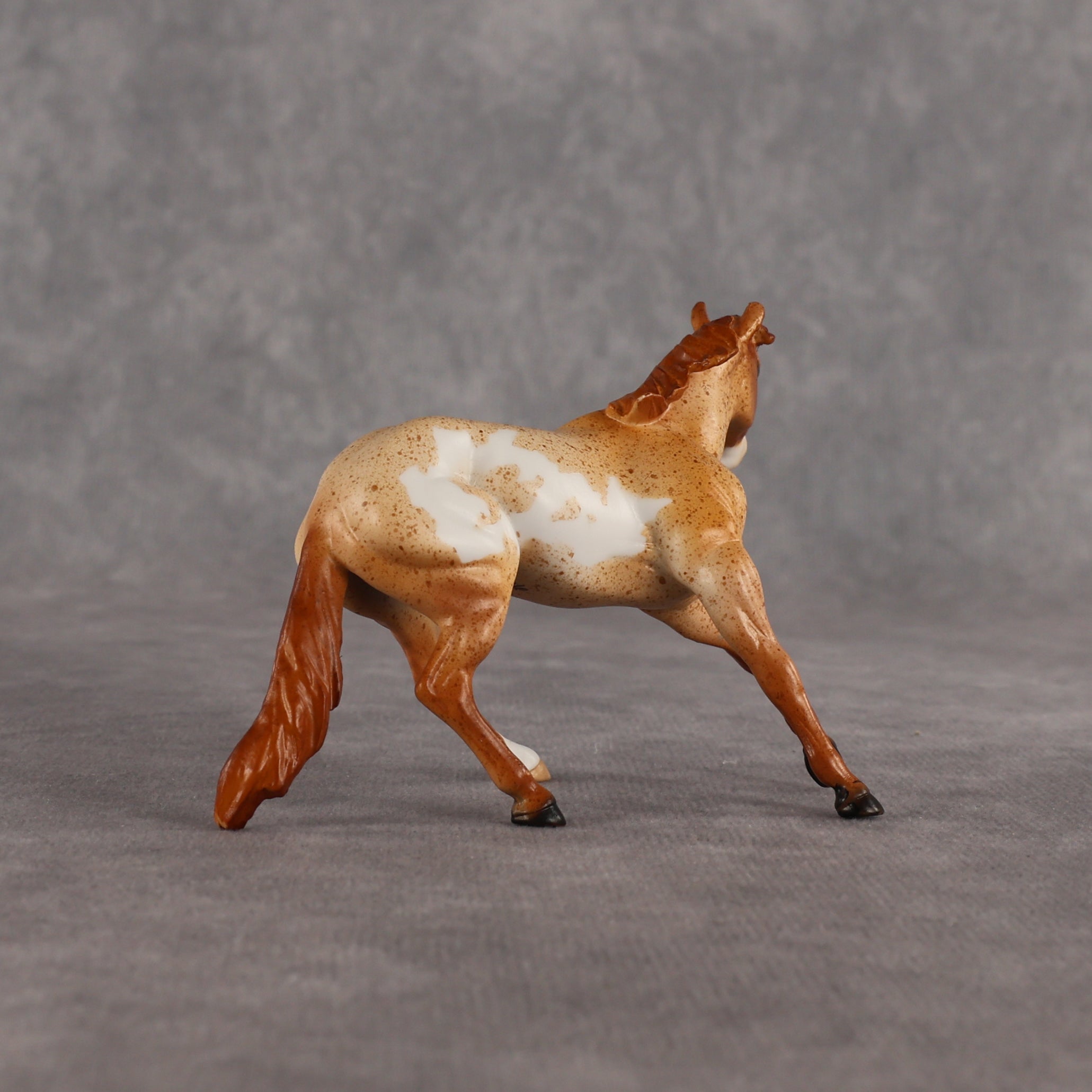 The Ruins OOAK Chip Cutting Horse by Dawn Quick EQ26