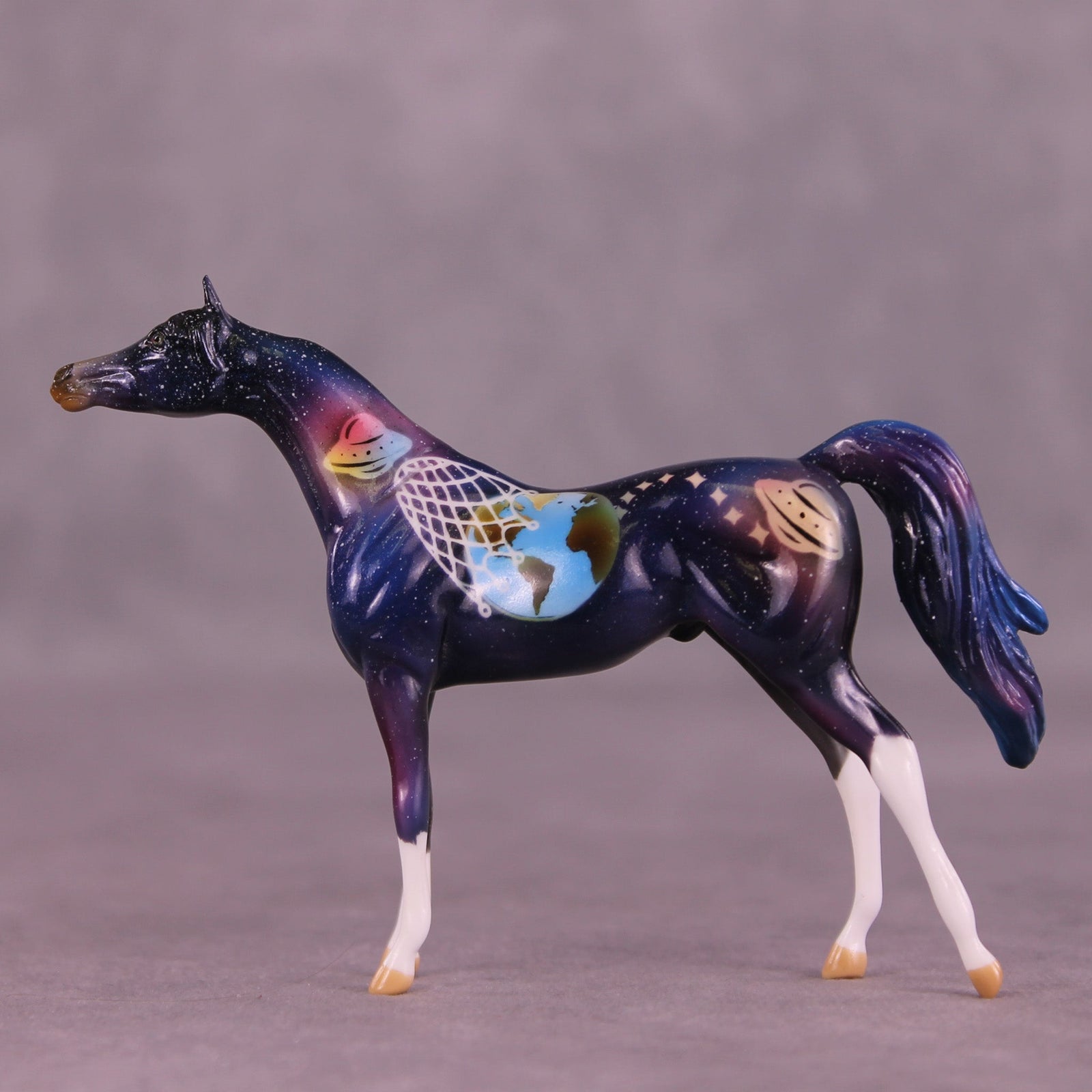 They're Coming OOAK Chip Arabian by Kike (Enrique) Duarte MM25 Group A