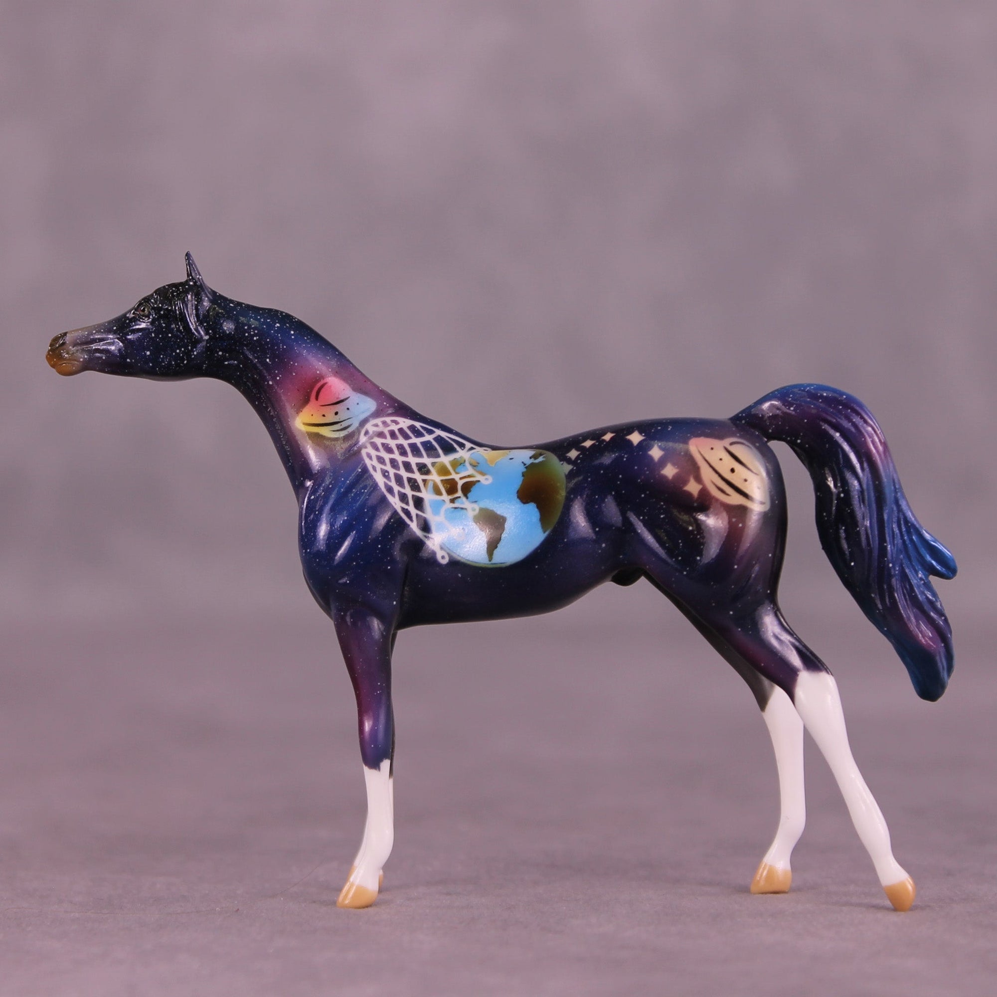 They're Coming OOAK Chip Arabian by Kike (Enrique) Duarte MM25 Group A