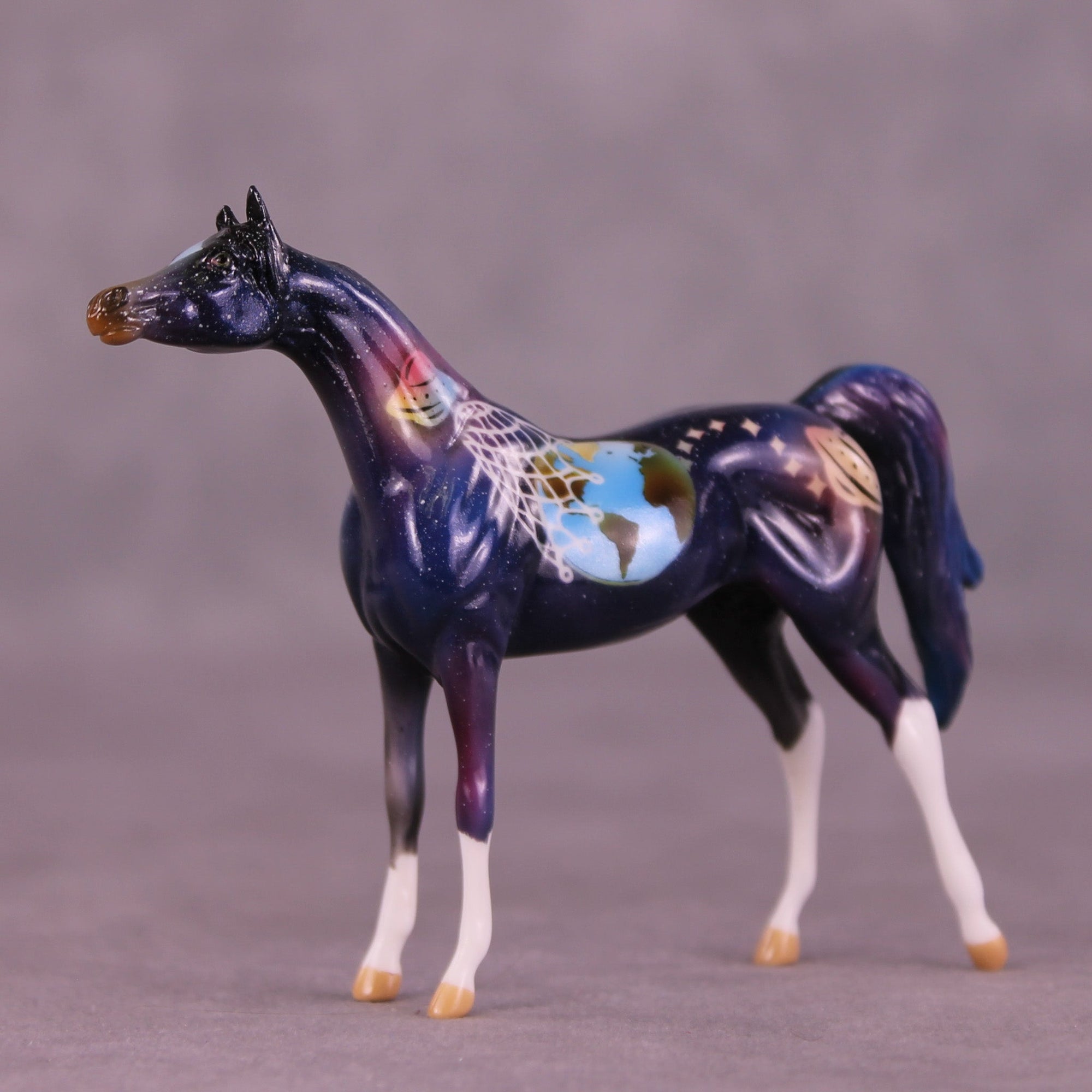 They&#39;re Coming OOAK Chip Arabian by Kike (Enrique) Duarte MM25 Group A