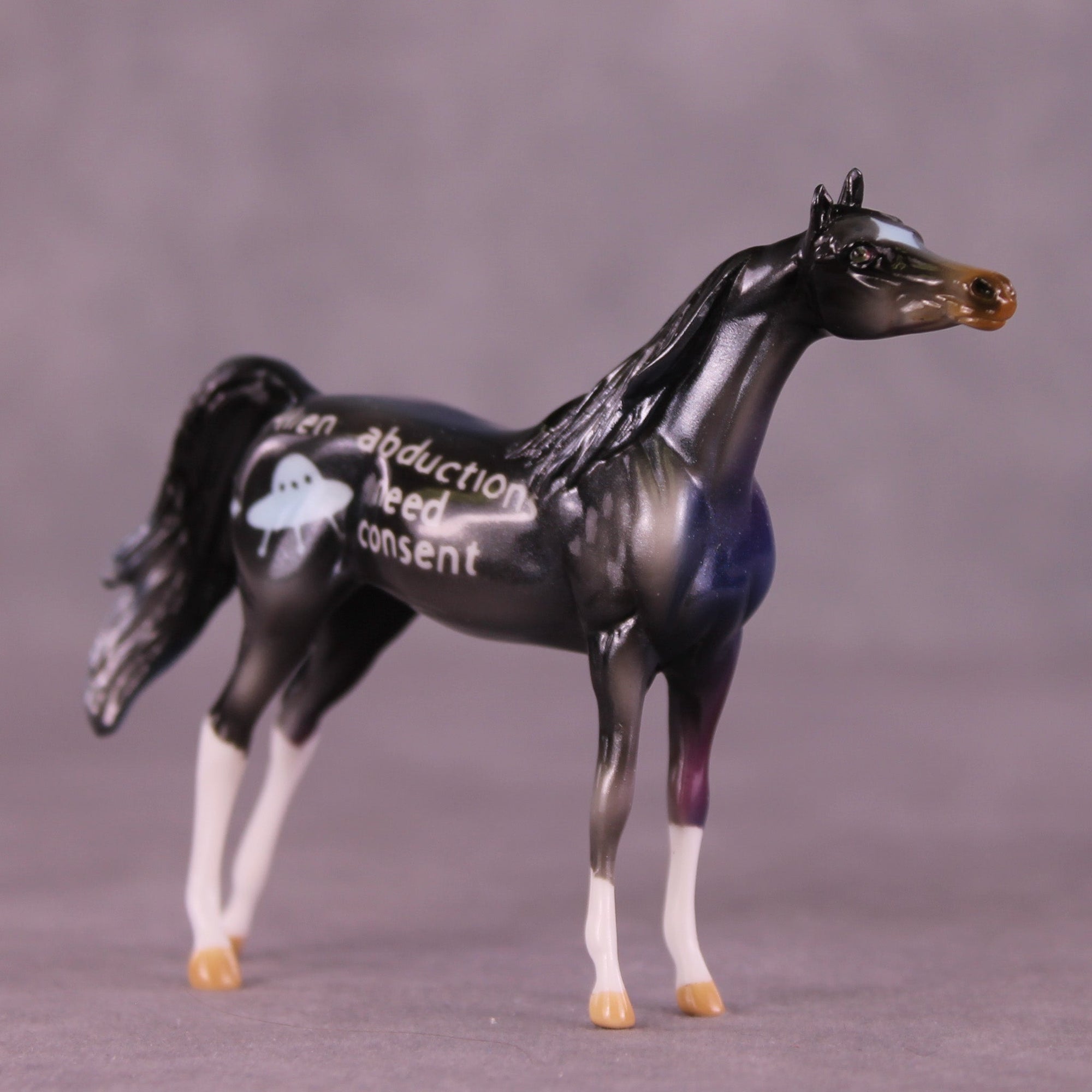 They&#39;re Coming OOAK Chip Arabian by Kike (Enrique) Duarte MM25 Group A