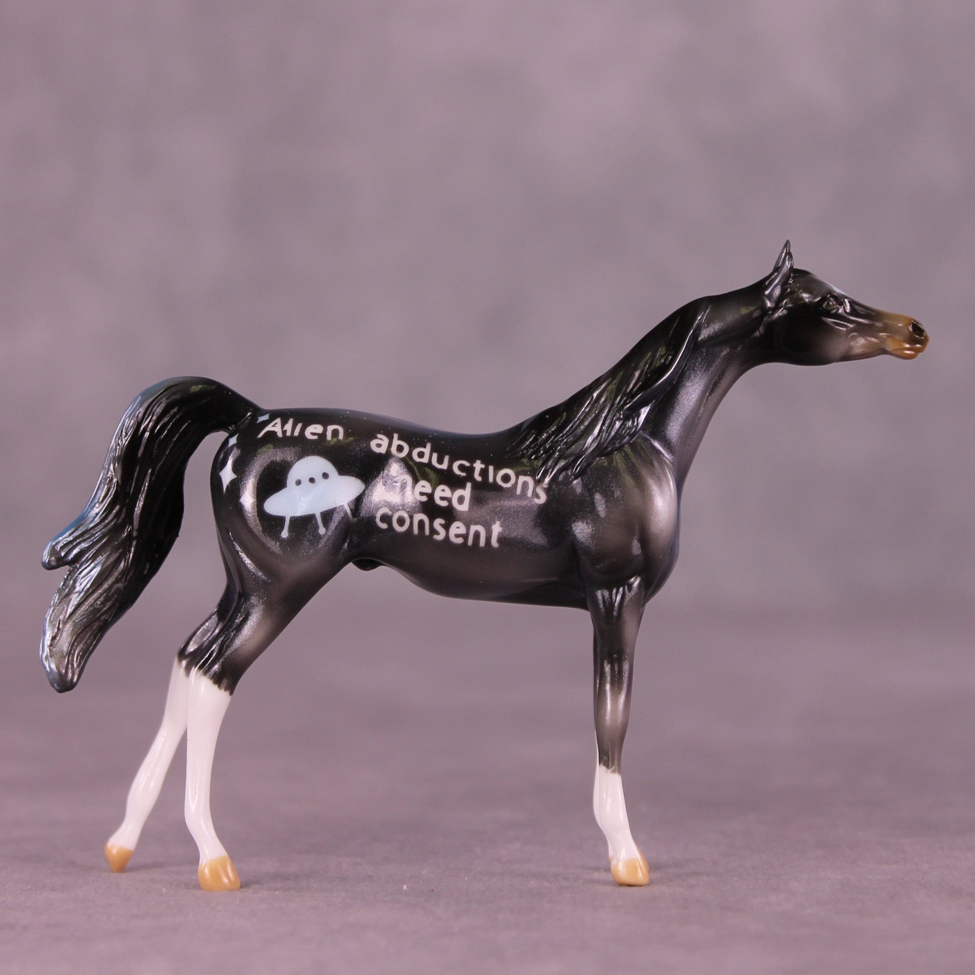 They&#39;re Coming OOAK Chip Arabian by Kike (Enrique) Duarte MM25 Group A